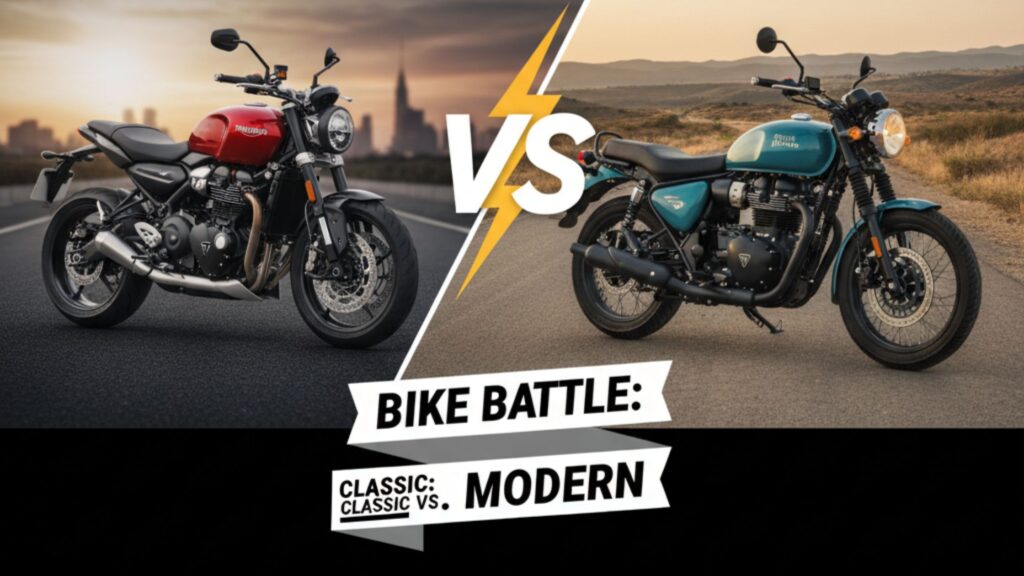 Triumph Speed T4 vs Royal Enfield Hunter